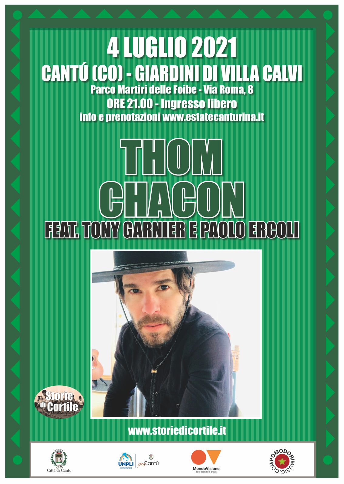 04/07/2021 - Cantù - Thom Chacon feat. Tony Garnier e Paolo Ercoli