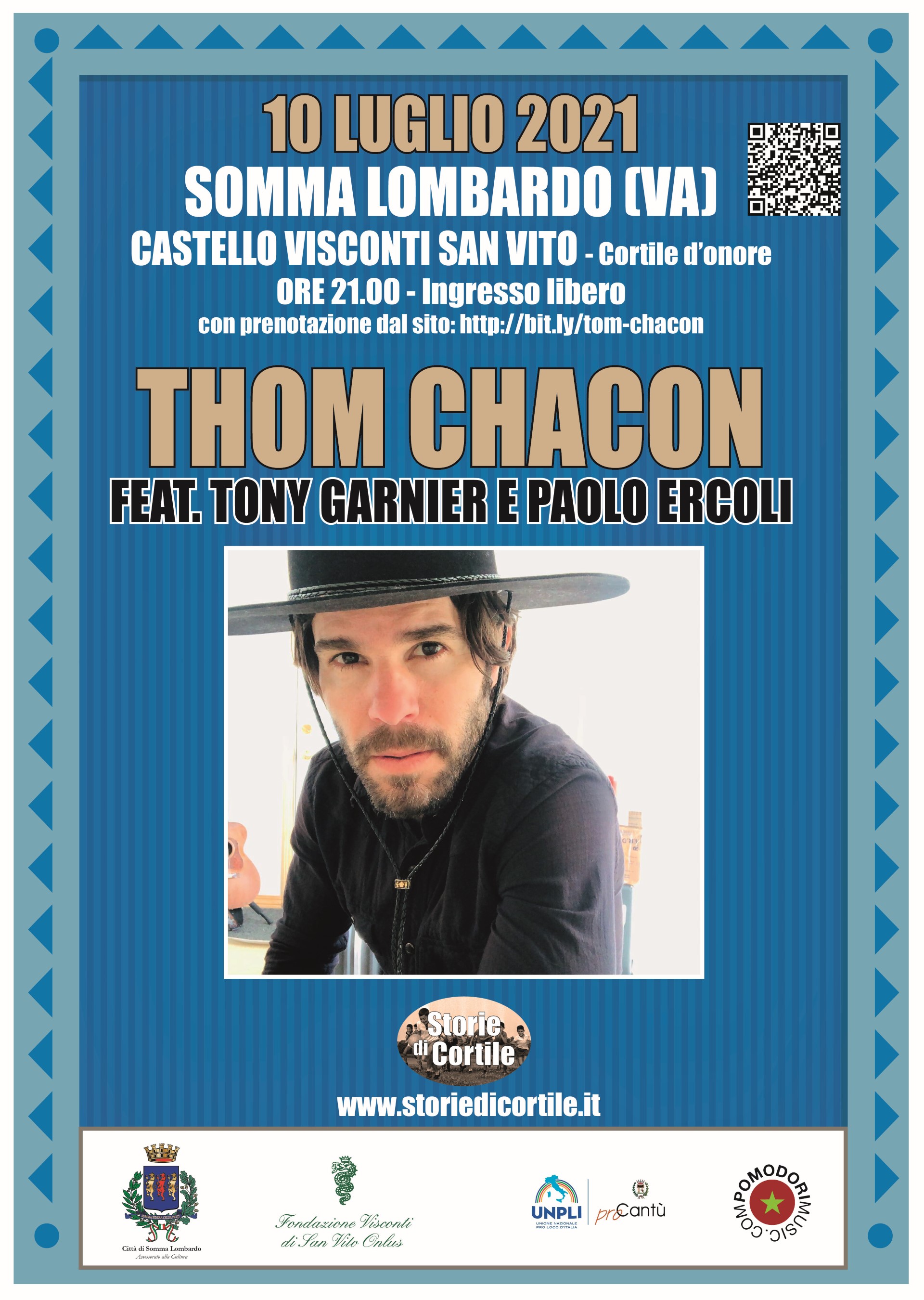10/07/2021 - Somma Lombardo - Thom Chacon feat. Tony Garnier e Paolo Ercoli