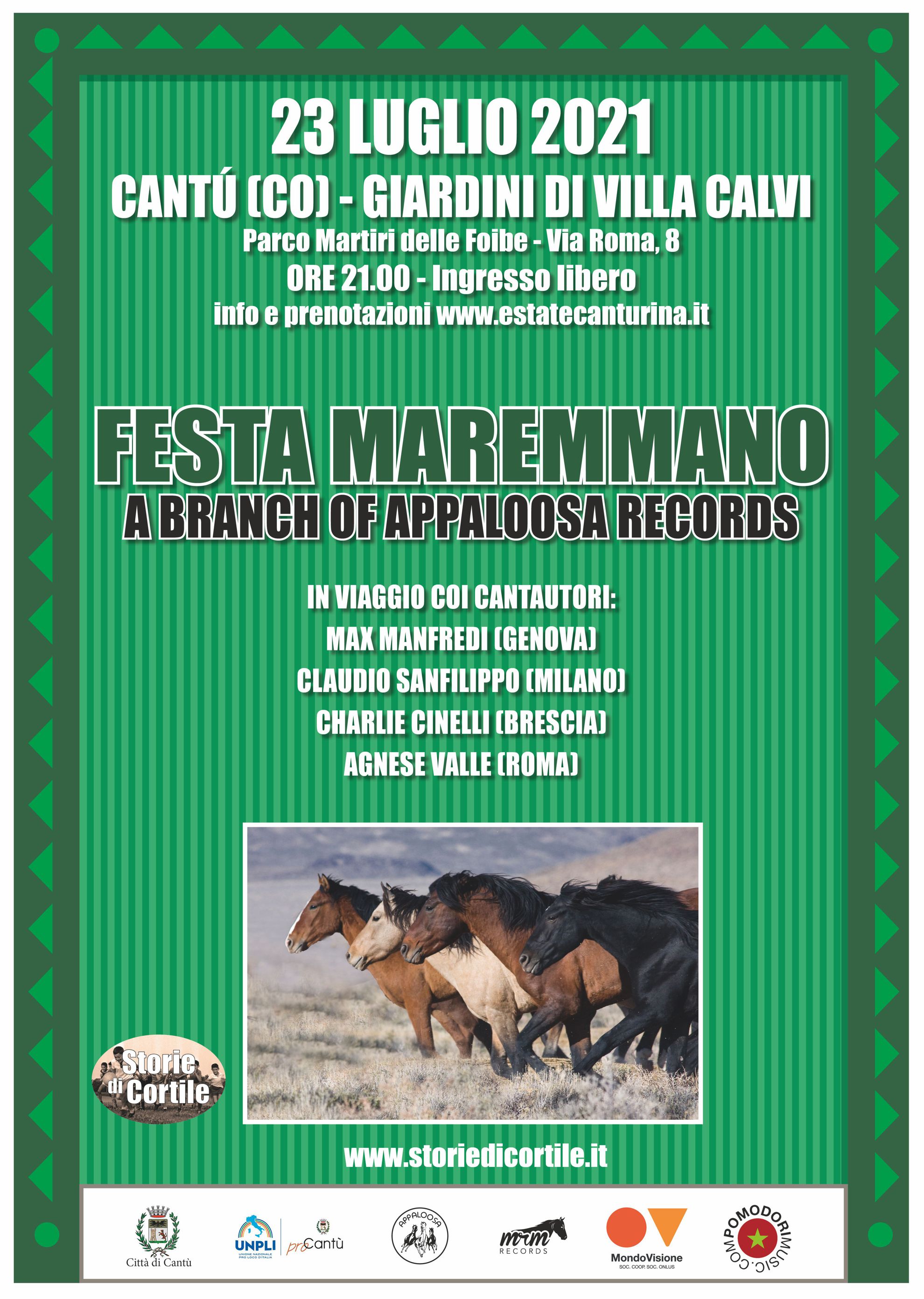 23/07/2021 - Cantù - Festa Maremmano Records