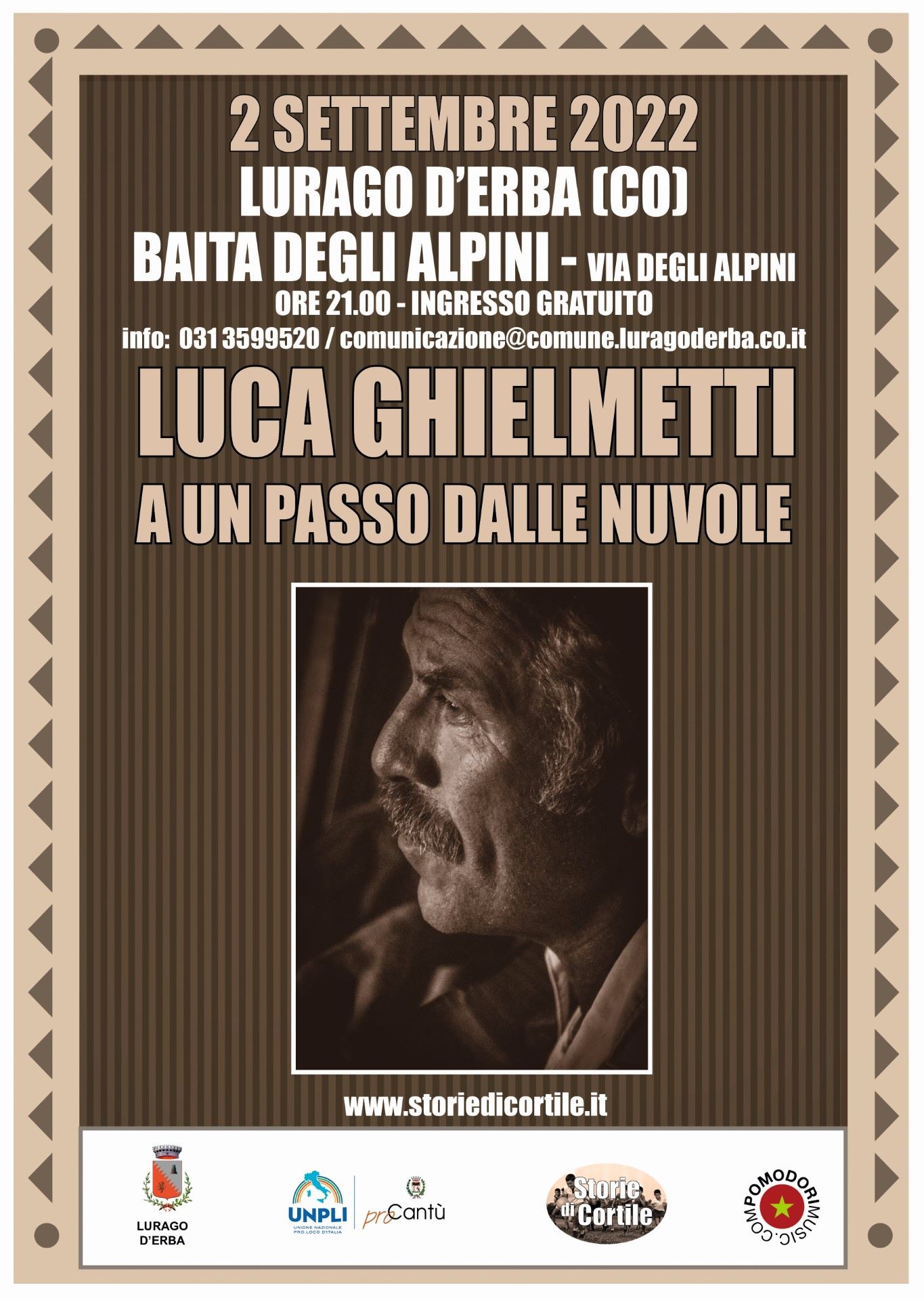 Storie di Cortile: Luca Ghielmetti - A un passo dalle nuvole